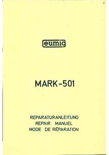 Eumig 501 manual. Camera Instructions.